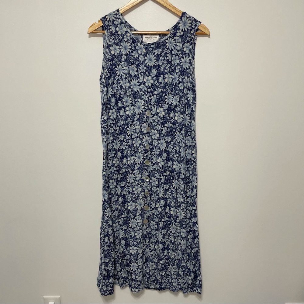 Molly Mallow Petite Floral Midi Dress